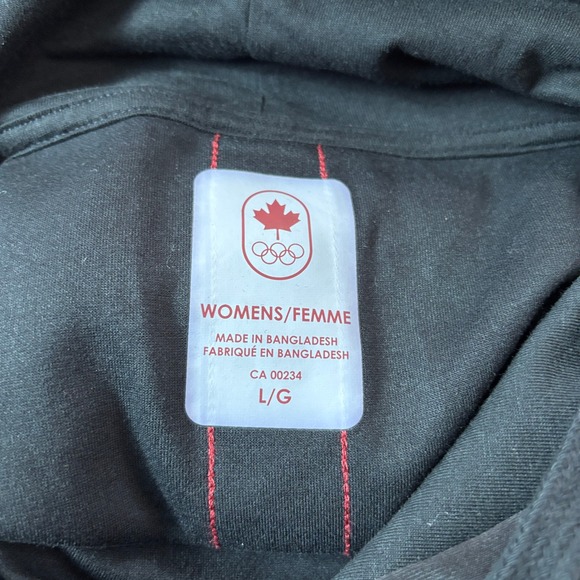 Canadian Olympic Team Women's size Large Hoodie Sweatshirt Stretch Winter - Picture 3 of 7